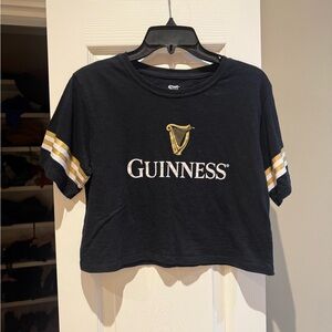 Guinness Black cropped Tee